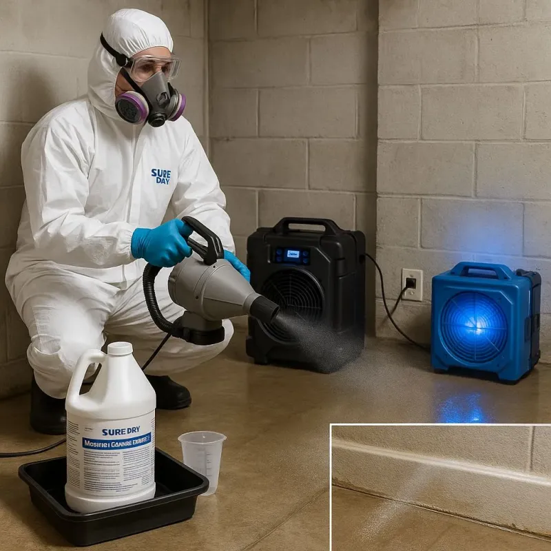 Sanitization and Odor Removal process in Emmet County, MI